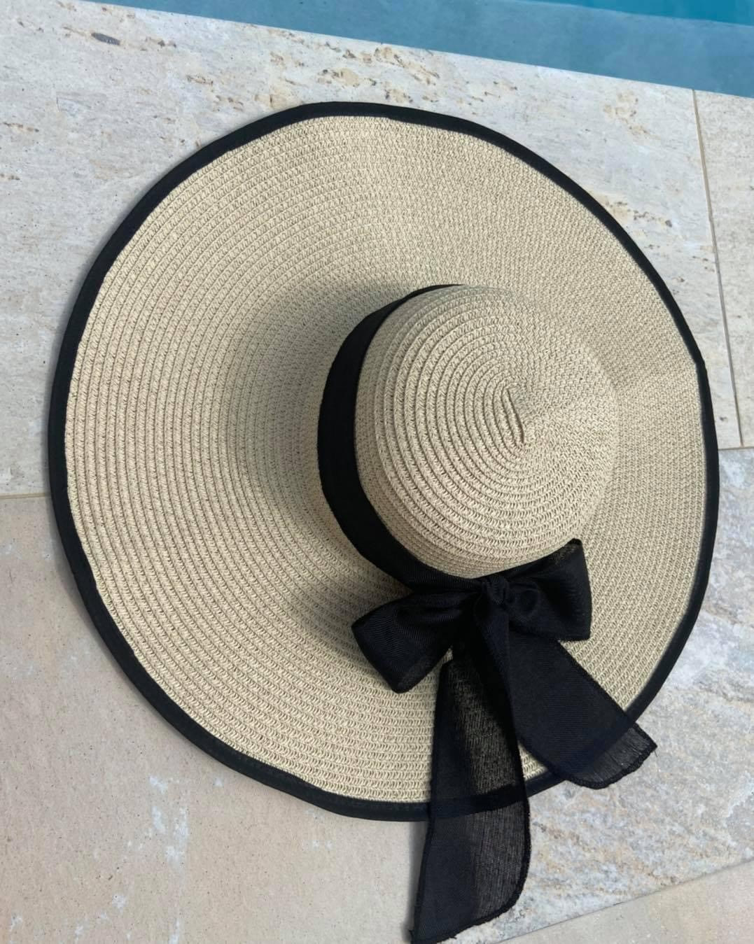 Classic Sun Hat Beige/Black | Y Customs